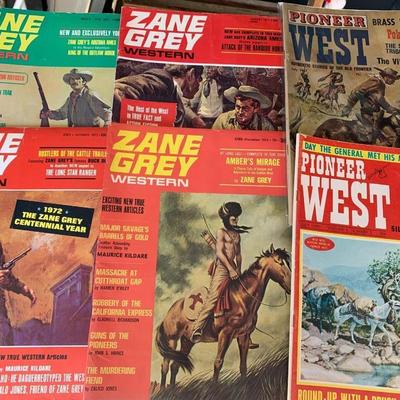Vintage Westerns Magazines Zane Grey