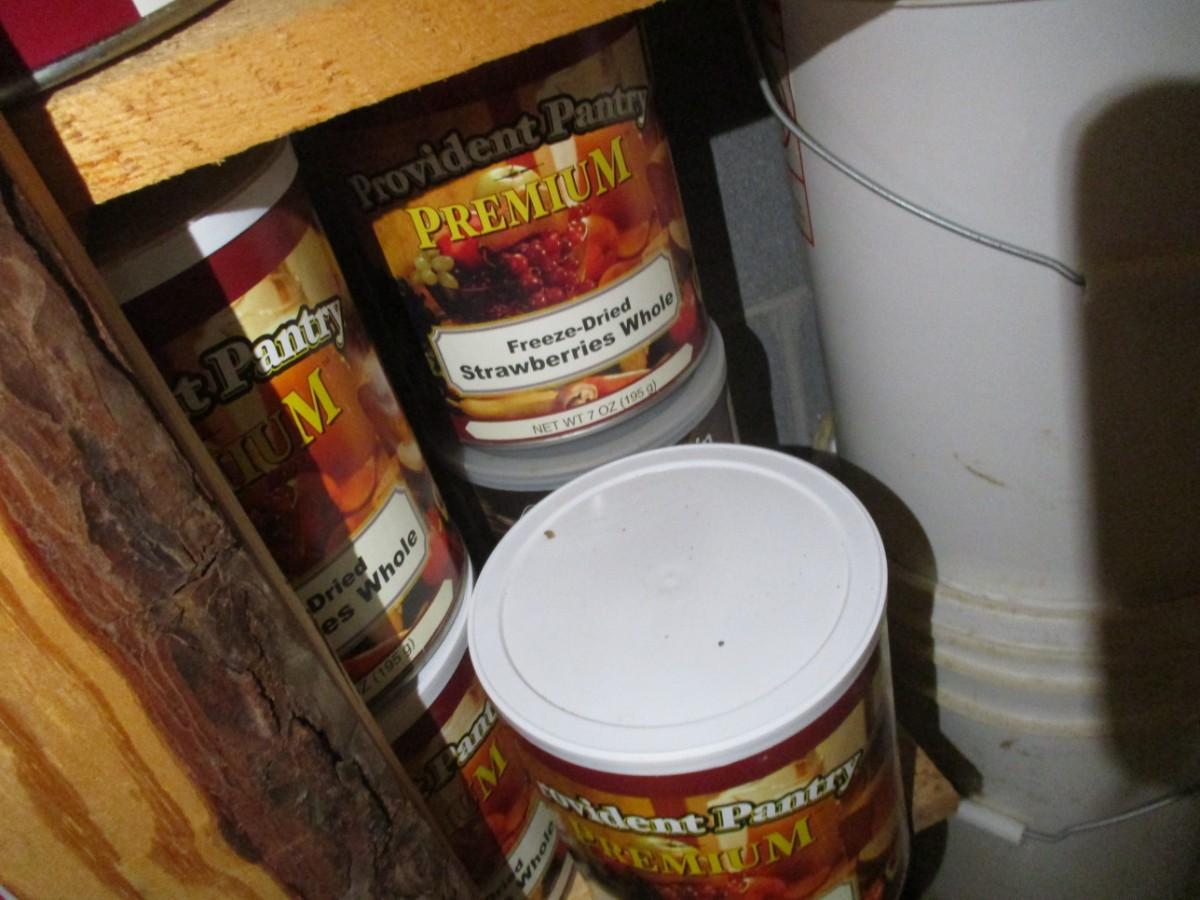 5 Cans Of Emergency Storage Food C