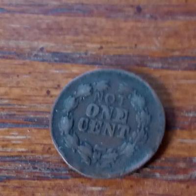 LOT 39 1863 INDIAN HEAD PENNY