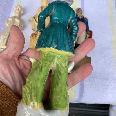 Antique Figurines Lot George Washington Religious Elizabethan +