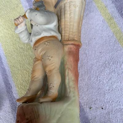 Vintage Figurines Lot Religious Gnome Occupied Japan