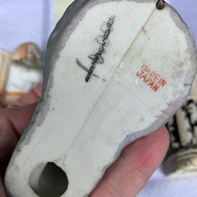 Vintage Figurines Lot Religious Gnome Occupied Japan