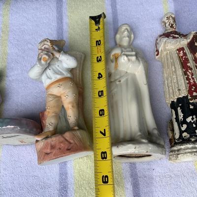 Vintage Figurines Lot Religious Gnome Occupied Japan
