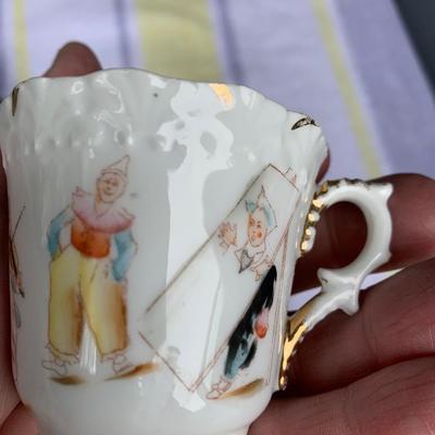 Unusual Mini Teacup Clowns Monkey