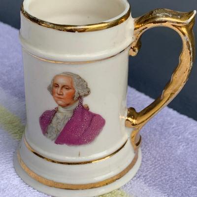 Rare miniature George Washington Mug