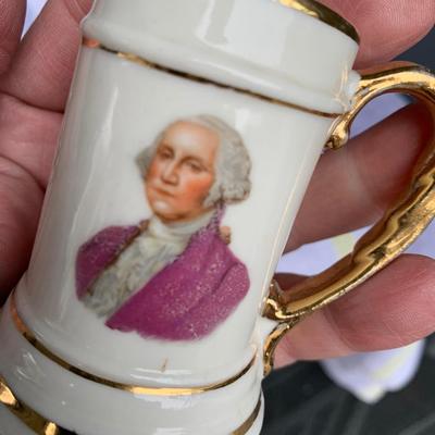 Rare miniature George Washington Mug