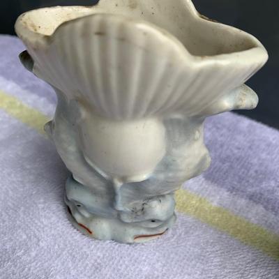 PAIR Vintage Fish Nautical Mini Vases Pockets