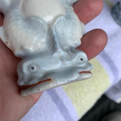 PAIR Vintage Fish Nautical Mini Vases Pockets