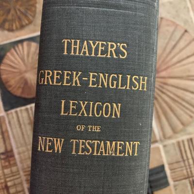 1880s Thayers Greek English New Testament Hardback Bible