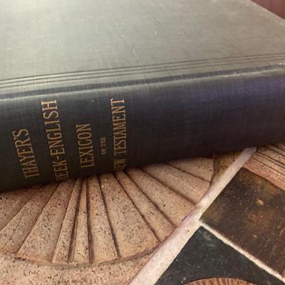 1880s Thayers Greek English New Testament Hardback Bible