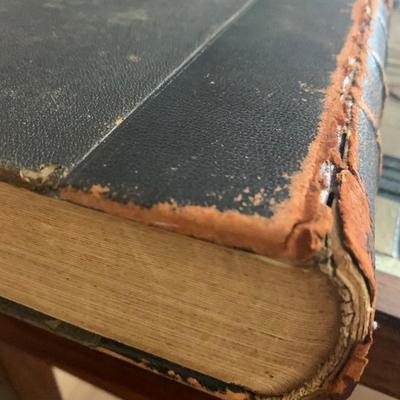 1881 Leather Bound Bible Concordance to the Bible