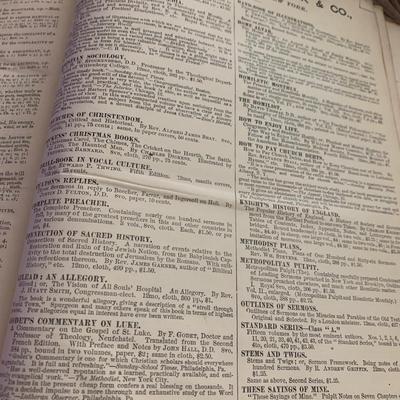 1881 Leather Bound Bible Concordance to the Bible
