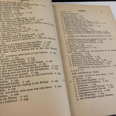 c.1937 Ceremonies of Roman Rite Rev. Adrian Fortescue Illustrated Hardback