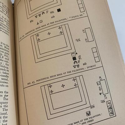 c.1937 Ceremonies of Roman Rite Rev. Adrian Fortescue Illustrated Hardback