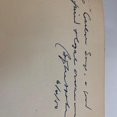 c.1950 SIGNED Dickinson College Bulwark of Liberty by Boyd Lee Spahr