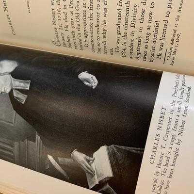 c.1950 SIGNED Dickinson College Bulwark of Liberty by Boyd Lee Spahr