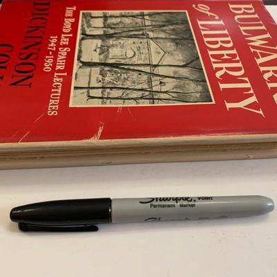 c.1950 SIGNED Dickinson College Bulwark of Liberty by Boyd Lee Spahr