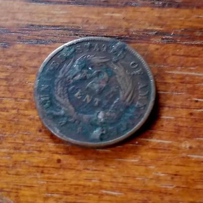 LOT 43 1865 TWO CENT COIN