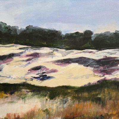 Anita Simpson, framed oil on canvas, landscape