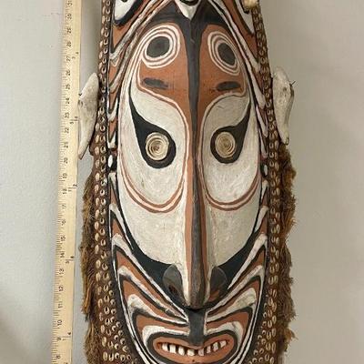 Large & Heavy Ceremonial Mask from Papau New Guinea 1970â€™s LOCAL PICKUP ONLY