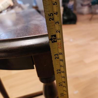 Vintage Demilune Console Halfmoon Table 24x12x24