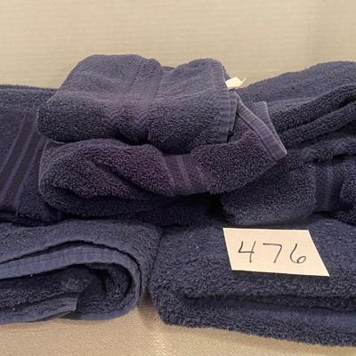 2 Blue Towel Sets