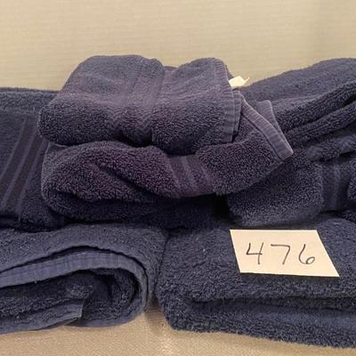2 Blue Towel Sets