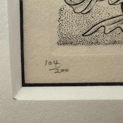 Akio Yamao, Modernist woodblock prints, Set of 5, 1990