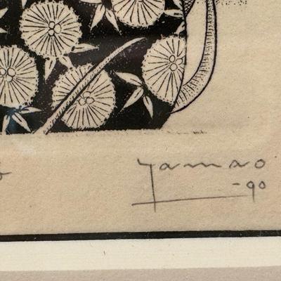 Akio Yamao, Modernist woodblock prints, Set of 5, 1990