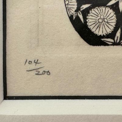 Akio Yamao, Modernist woodblock prints, Set of 5, 1990