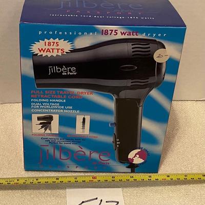 NIB Full Size Travel Hair Dryer