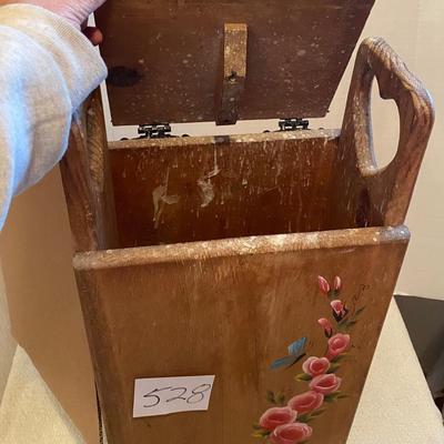 Wood Trash Can