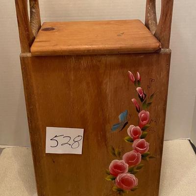 Wood Trash Can