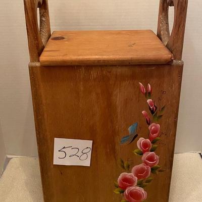 Wood Trash Can