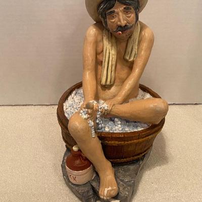 Bathing Cowboy