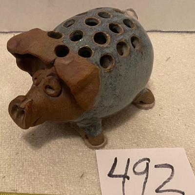 Pig Pin and Pencil Holder