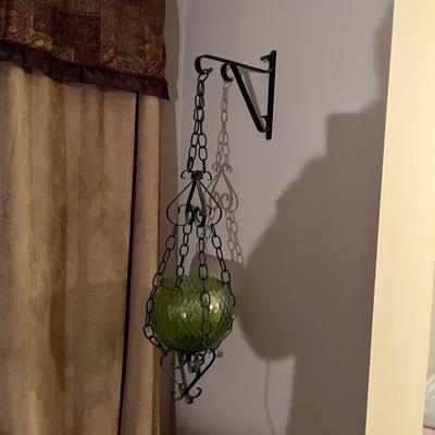 Two Hanging Glass Bowls (B3-MG)