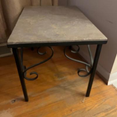 Stone Top Table, Chair & Clocks (B3-MG)