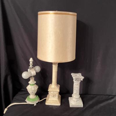 Two Lamps & a Candlestick (B3-MG)