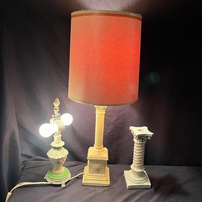Two Lamps & a Candlestick (B3-MG)