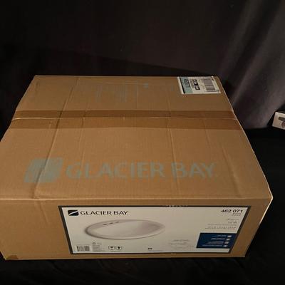 NIB Glacier Bay Sink, Faucet, Moen Towel Racks & More (B3-MG)