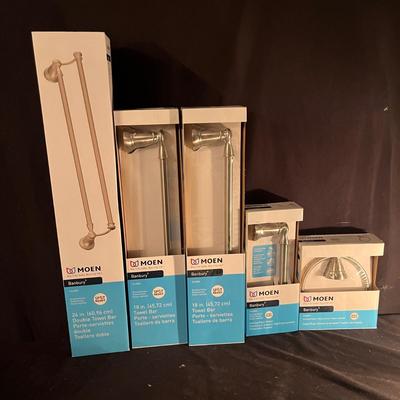 NIB Glacier Bay Sink, Faucet, Moen Towel Racks & More (B3-MG)