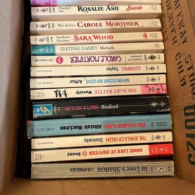 Box of Romance Novels
