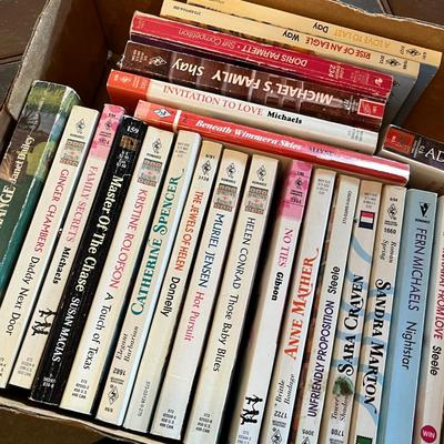 Box of Romance Novels