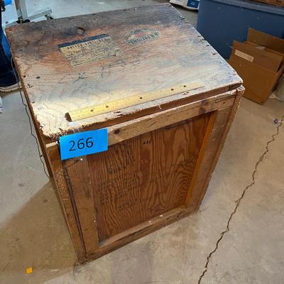 Vintage United Airlines Shipping Crate