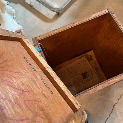 Vintage United Airlines Shipping Crate