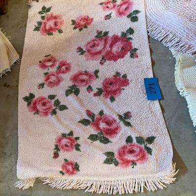Cute roses Area rug