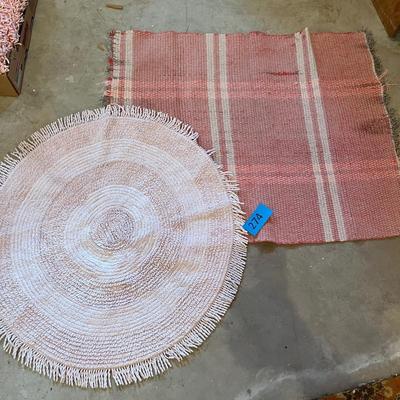 2 small rugs