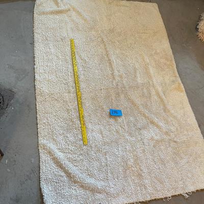 Large ivory area rug