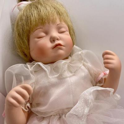 Porcelain Newborn Sleeping Doll
